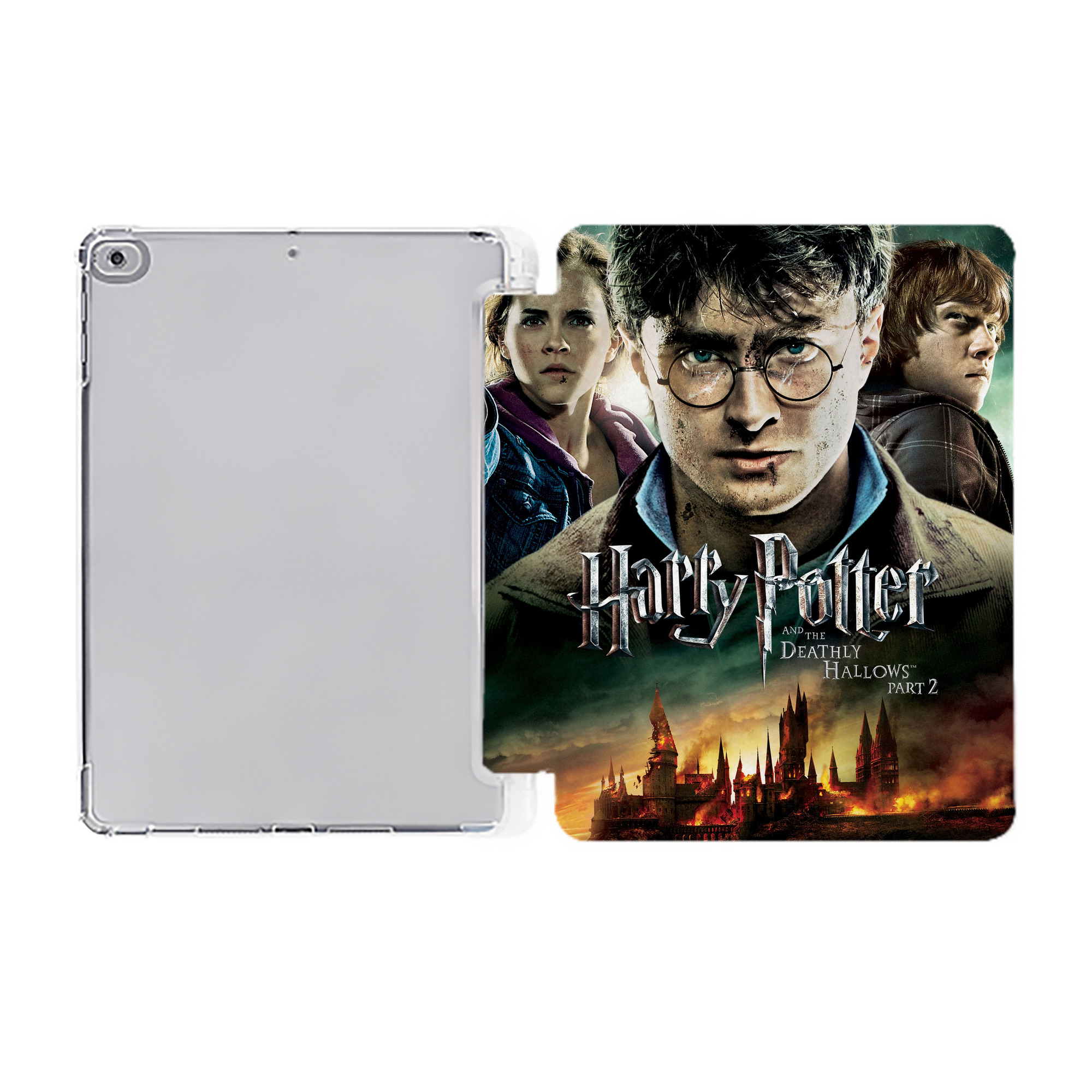 （画像用） Harry Potter ハリー・ポッターシリーズ IPad ケース ペン収納付き 三つ折りスタンド PUレザー×シリコン 対応機種9.5/10.5/10.9インチ